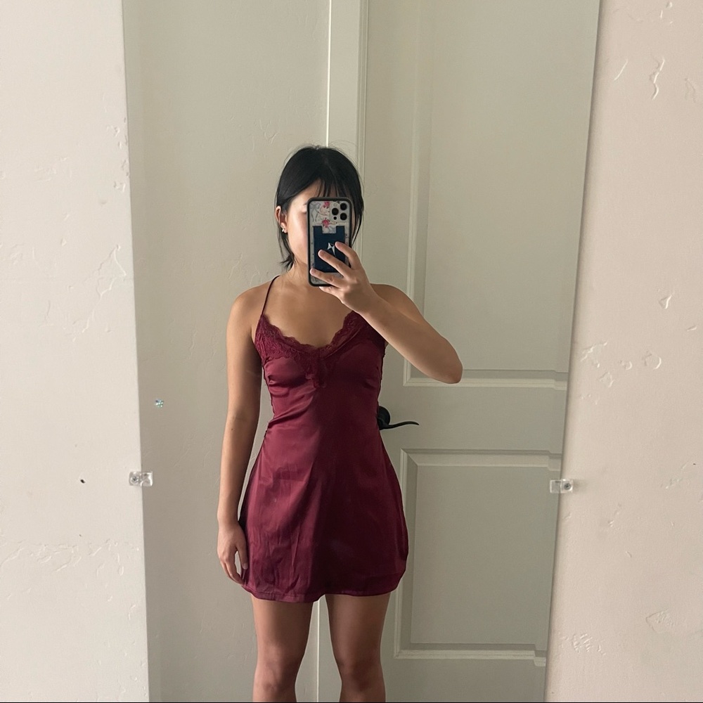 BRAND NEW burgundy dress